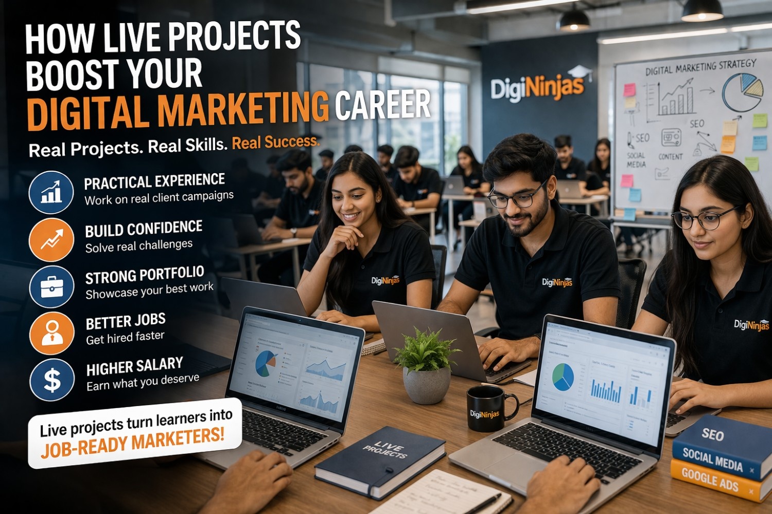 How Live Projects Boost Your Digital Marketing Career
